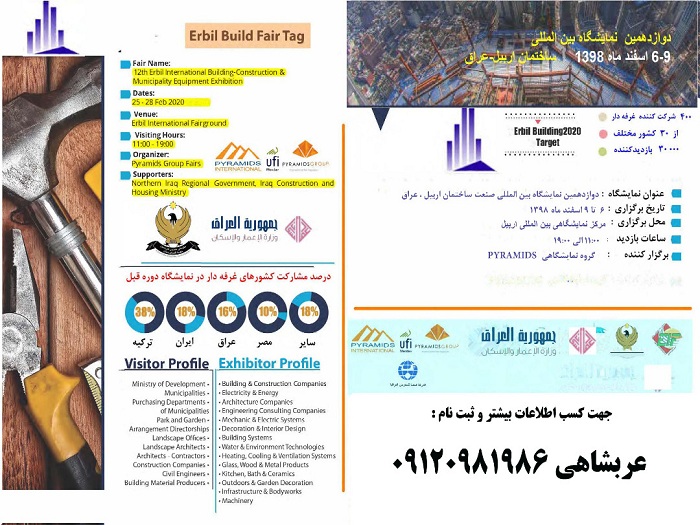 The 12th Iraqi Erbil Building Exhibition