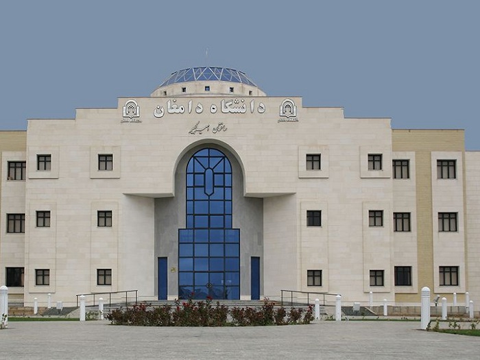 The bridge connecting the mining department with Damghan University was formed
